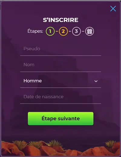 Inscription Wizebets, renseignements personnels (2023)