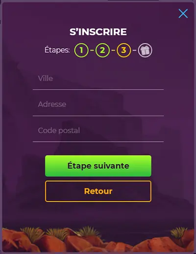 Inscription Wizebets, dernière étape (2023)